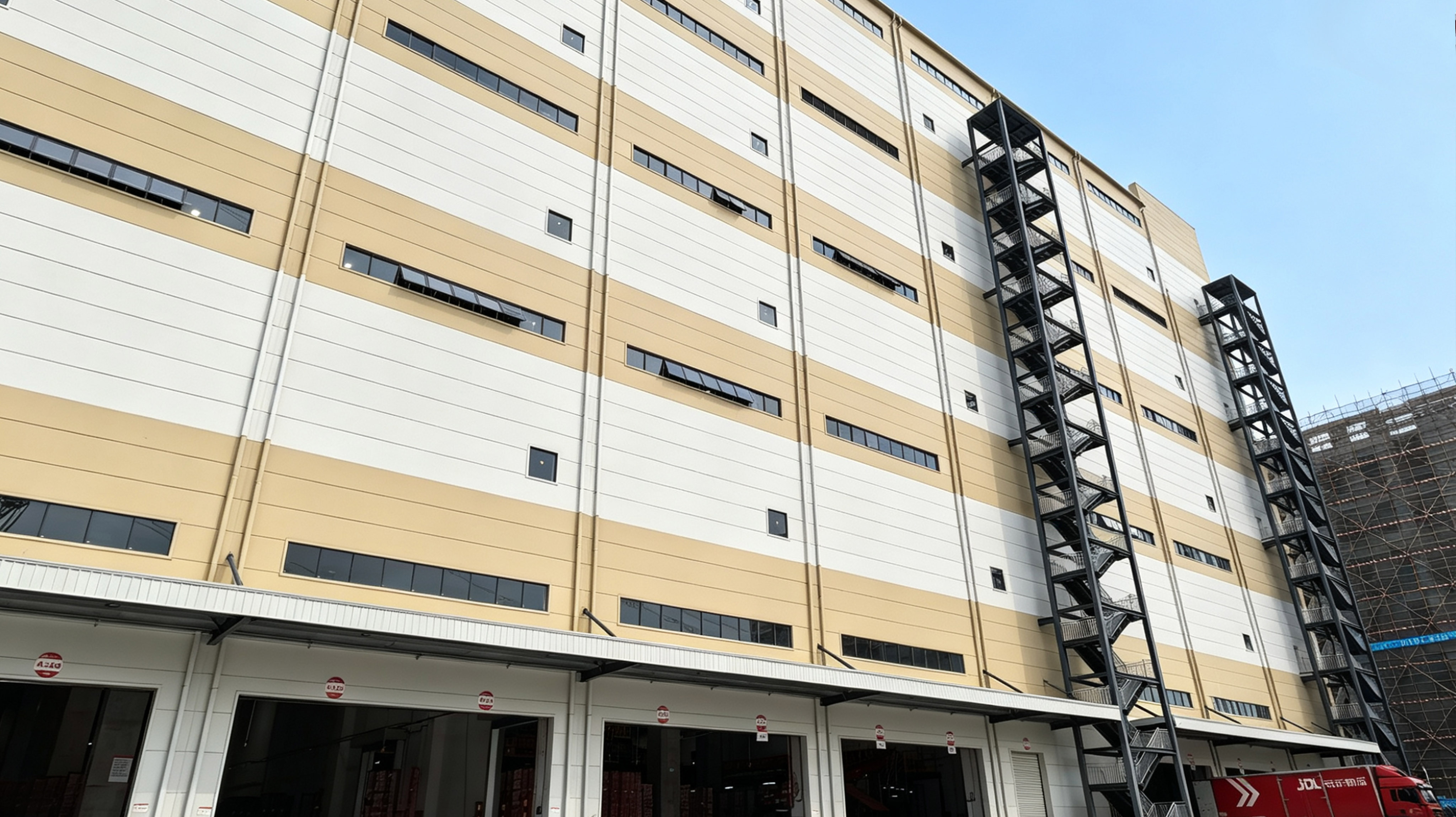 草莓电影网岩（yán）棉夾芯板 廣東（dōng）京東國際物流中心（xīn）項（xiàng）目